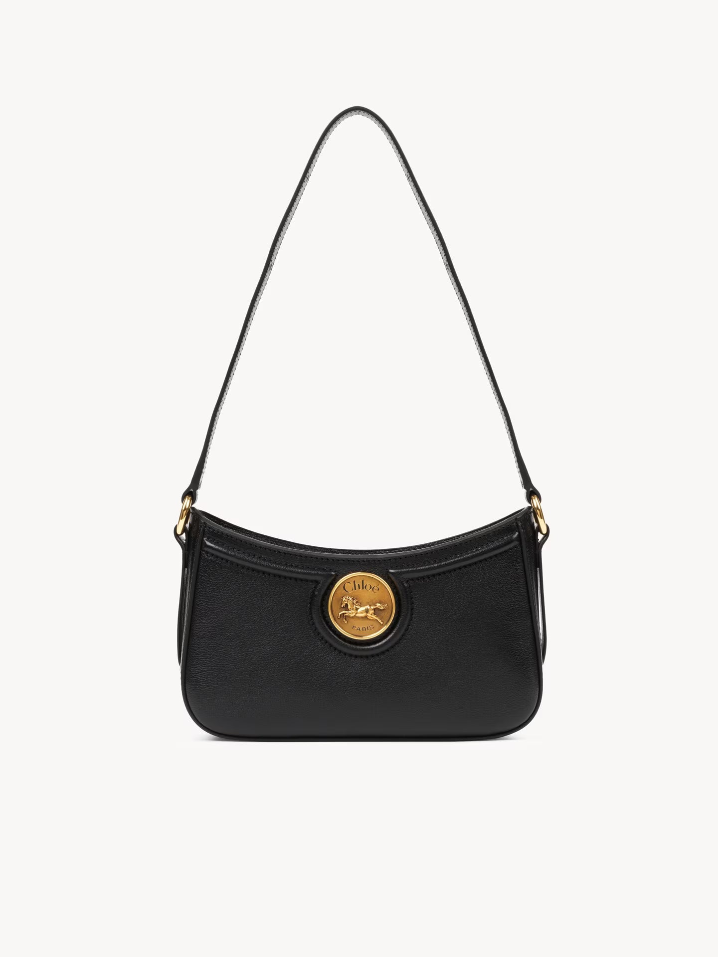 SAC PORTÉ ÉPAULE HORSE MEDAL EN CUIR GRAINÉ